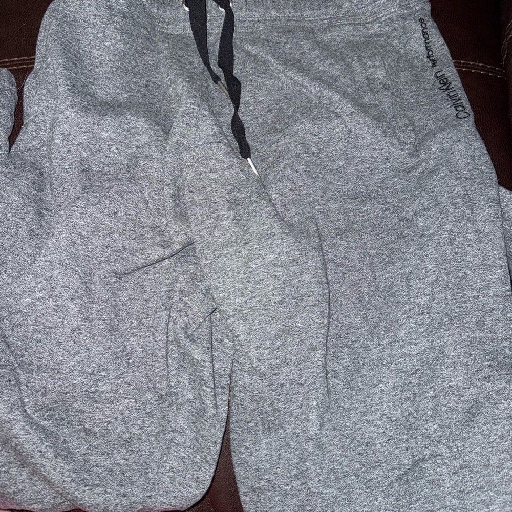 Calvin Klein Performance Heather Gray Sweatpants